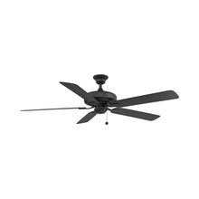 Load image into Gallery viewer, Edgewood Outdoor Ceiling Fan in Black (60-Inch).