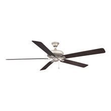 Load image into Gallery viewer, Edgewood Outdoor Ceiling Fan in Brushed Nickel (72-Inch).