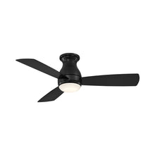 Load image into Gallery viewer, Hugh Outdoor LED Ceiling Fan in Black (44-Inch).