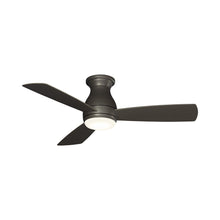Load image into Gallery viewer, Hugh Outdoor LED Ceiling Fan in Matte Greige (44-Inch).