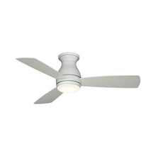 Load image into Gallery viewer, Hugh Outdoor LED Ceiling Fan in Matte White (44-Inch).
