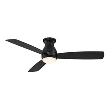 Load image into Gallery viewer, Hugh Outdoor LED Ceiling Fan in Black (52-Inch).