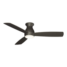 Load image into Gallery viewer, Hugh Outdoor LED Ceiling Fan in Matte Greige (52-Inch).