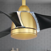 Load image into Gallery viewer, Klear Indoor / Outdoor LED Ceiling Fan in Detail.