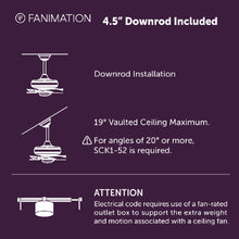 Load image into Gallery viewer, Klear Indoor / Outdoor LED Ceiling Fan in Detail.