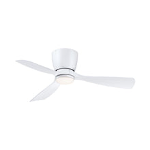 Load image into Gallery viewer, Klinch Outdoor LED Ceiling Fan in Matte White (44-Inch).