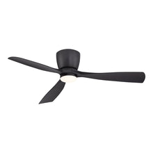 Load image into Gallery viewer, Klinch Outdoor LED Ceiling Fan in Black (52-Inch).