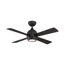 Load image into Gallery viewer, Kwad Indoor LED Ceiling Fan in Black (44-Inch).