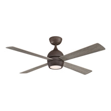 Load image into Gallery viewer, Kwad Indoor LED Ceiling Fan in Matte Greige (52-Inch).