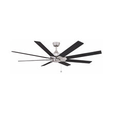 Load image into Gallery viewer, Levon Indoor Ceiling Fan in Brushed Nickel.