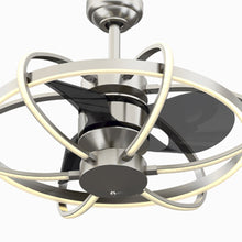 Load image into Gallery viewer, Obvi Indoor LED Ceiling Fan in Detail.