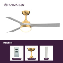 Load image into Gallery viewer, Paget Indoor / Outdoor LED Ceiling Fan in Detail.