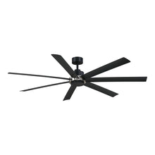 Load image into Gallery viewer, Pendry Indoor / Outdoor Ceiling Fan in Black / Brushed Nickel (72-Inch).