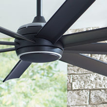 Load image into Gallery viewer, Stellar Outdoor LED Ceiling Fan in Detail.