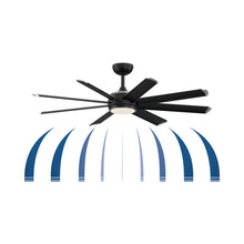 Load image into Gallery viewer, Stellar Outdoor LED Ceiling Fan in Detail.