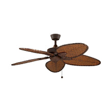 Load image into Gallery viewer, Windpointe Indoor Ceiling Fan in Rust.