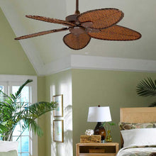 Load image into Gallery viewer, Windpointe Indoor Ceiling Fan in bedroom.