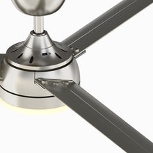 Load image into Gallery viewer, Xeno Damp Outdoor LED Ceiling Fan in Detail.