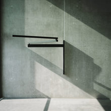 Load image into Gallery viewer, Black Flag LED Wall Light in Detail.