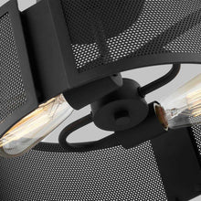 Load image into Gallery viewer, Axel Semi Flush Mount Ceiling Light in Detail.
