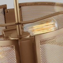 Load image into Gallery viewer, Axel Semi Flush Mount Ceiling Light in Detail.