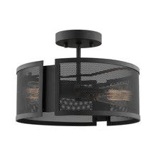 Load image into Gallery viewer, Axel Semi Flush Mount Ceiling Light in Detail.