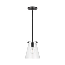 Load image into Gallery viewer, Blaine Pendant Light in Midnight Black.