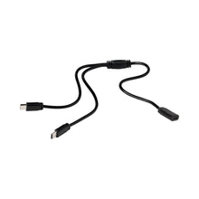 Load image into Gallery viewer, Disk Light Y Connector in Black.