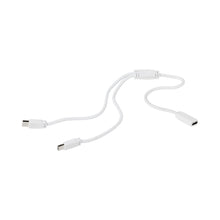 Load image into Gallery viewer, Disk Light Y Connector in White.