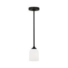 Load image into Gallery viewer, Emile Pendant Light in Midnight Black (Not Included).