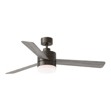 Load image into Gallery viewer, Era Outdoor LED Ceiling Fan in Aged Pewter/Light Grey Weathered Oak (52-Inch).