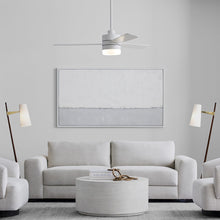 Load image into Gallery viewer, Era Outdoor LED Ceiling Fan in living room.