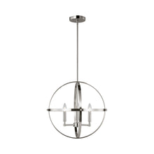 Load image into Gallery viewer, Exmoore Pendant Light in Brushed Nickel.