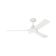 Load image into Gallery viewer, Jovie Outdoor LED Ceiling Fan in Matte White (52-Inch).