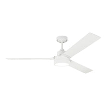 Load image into Gallery viewer, Jovie Outdoor LED Ceiling Fan in Matte White (58-Inch).