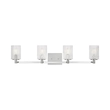 Load image into Gallery viewer, Lando Bath Vanity Light in Chrome (4-Light).