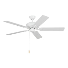 Load image into Gallery viewer, Linden Ceiling Fan in Matte White (52-Inch).