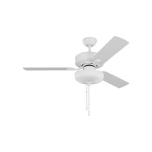 Load image into Gallery viewer, Linden LED Ceiling Fan in Matte White (48-Inch).