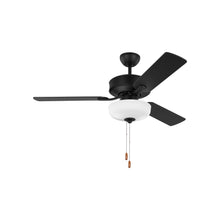 Load image into Gallery viewer, Linden LED Ceiling Fan in Midnight Black (48-Inch).