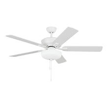 Load image into Gallery viewer, Linden LED Ceiling Fan in Matte White (52-Inch).
