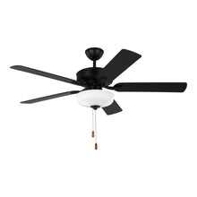 Load image into Gallery viewer, Linden LED Ceiling Fan in Midnight Black (52-Inch).