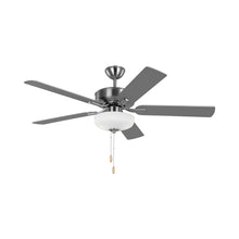 Load image into Gallery viewer, Linden LED DC Ceiling Fan in Brushed Steel/Silver.