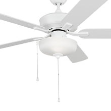 Load image into Gallery viewer, Linden Outdoor LED Ceiling Fan in Detail.