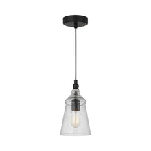 Load image into Gallery viewer, Loras Mini Pendant Light in Midnight Black.