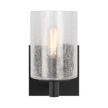 Load image into Gallery viewer, Parker Bath Vanity Light in Midnight Black (1-Light).