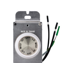 Load image into Gallery viewer, Universal Control 3 Speed Rotary Wall Control in Detail.