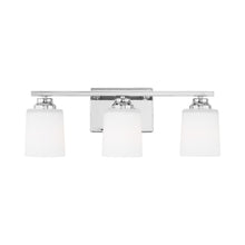 Load image into Gallery viewer, Vinton Bath Wall Light in Chrome (3-Light/Not Included).