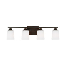 Load image into Gallery viewer, Vinton Bath Wall Light in Bronze (4-Light/Not Included).