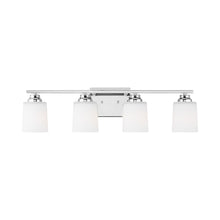 Load image into Gallery viewer, Vinton Bath Wall Light in Chrome (4-Light/Not Included).