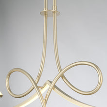 Load image into Gallery viewer, Astor By Robin Baron LED Linear Chandelier in Detail.